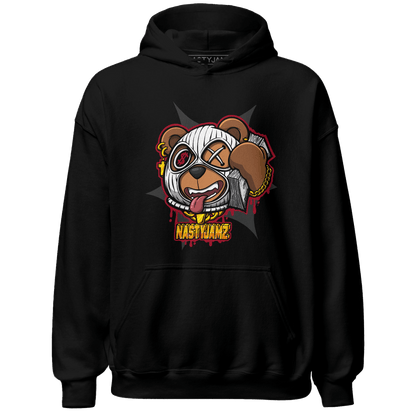 Retro Red Taxi 12s Hoodie Match Money Motive BER - NastyJamz