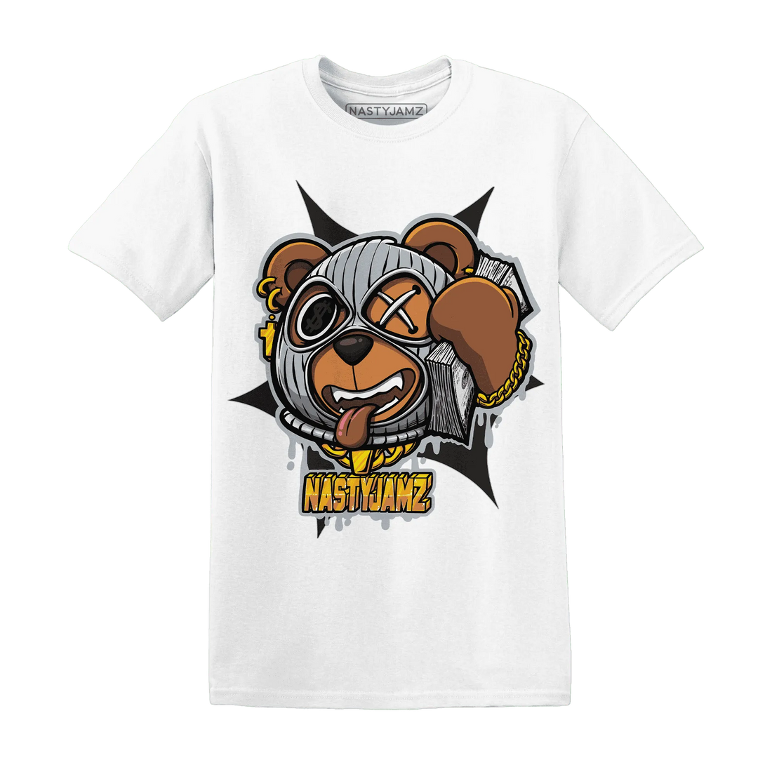 NastyJamz-Wolf-Grey-12s-T-Shirt-Match-Money-Motive-BER