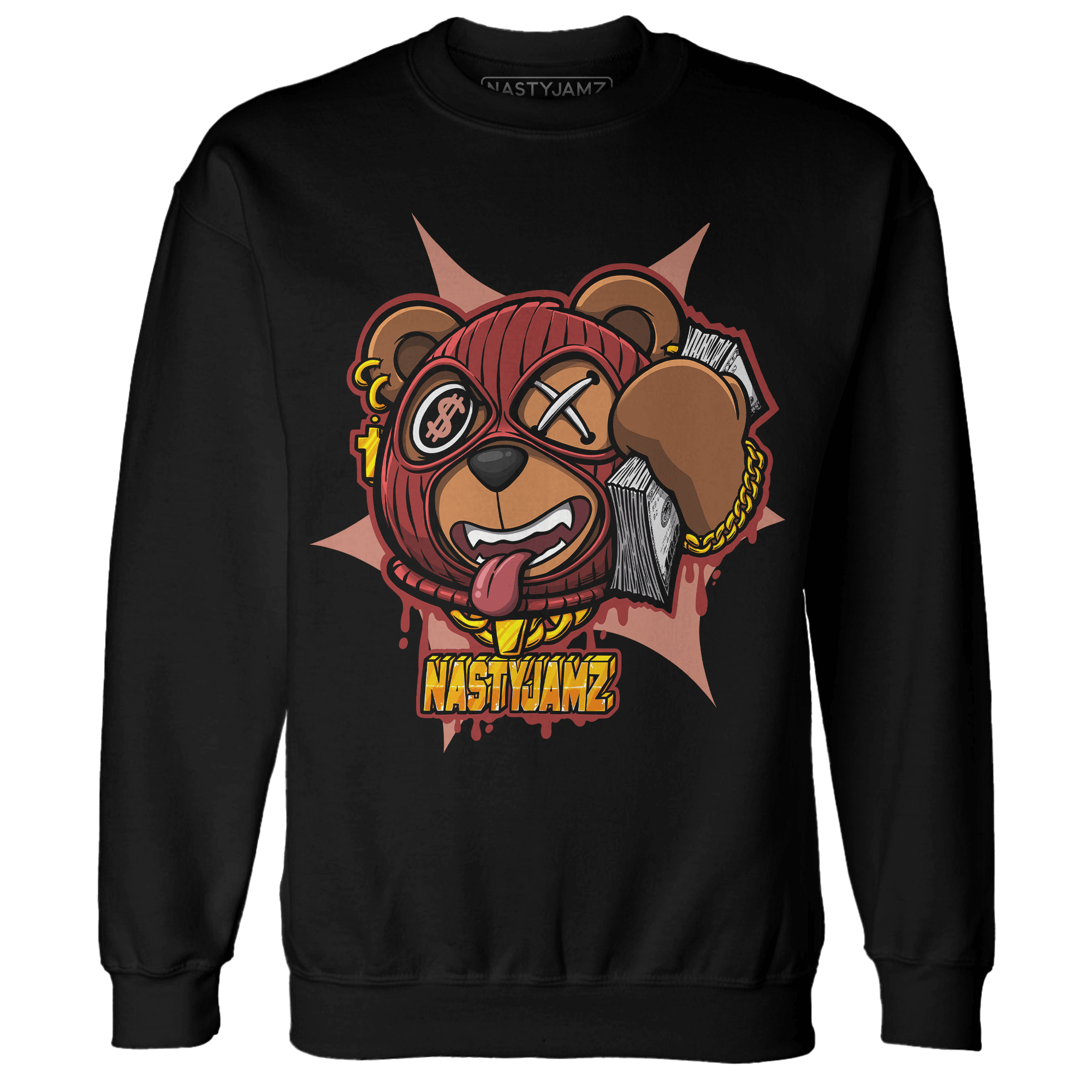 Dune Red 13s Sweatshirt Match Money Motive BER - NastyJamz