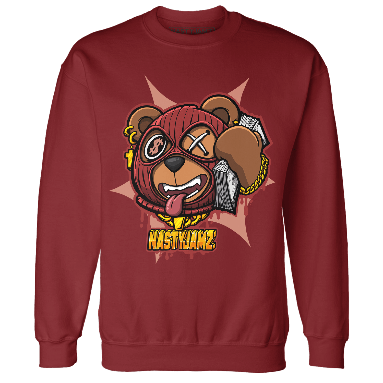 Dune Red 13s Sweatshirt Match Money Motive BER - NastyJamz