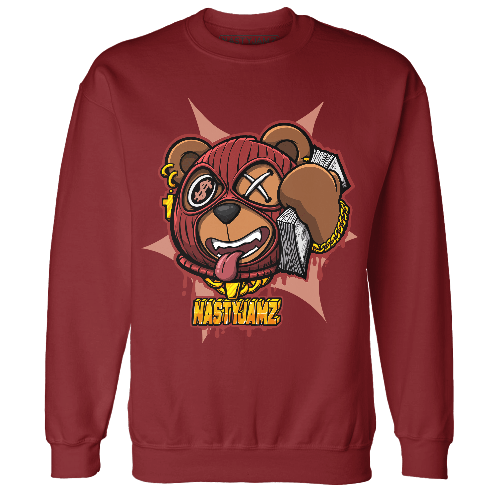 Dune Red 13s Sweatshirt Match Money Motive BER - NastyJamz