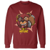 Dune Red 13s Sweatshirt Match Money Motive BER - NastyJamz