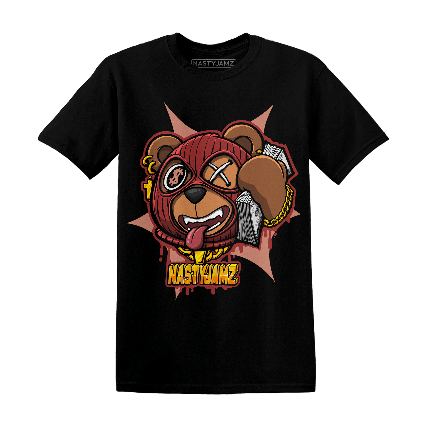 Dune Red 13s T Shirt Match Money Motive BER - NastyJamz