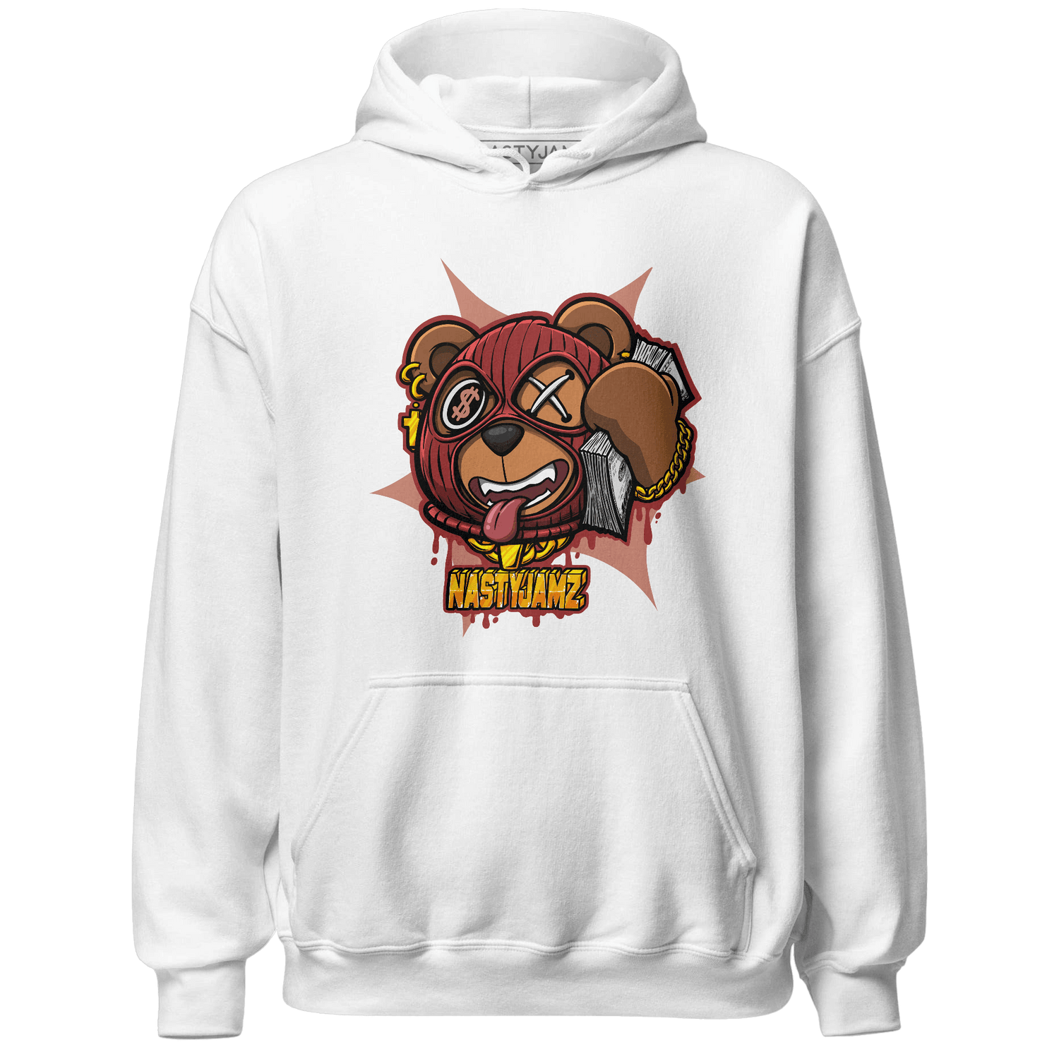 Dune Red 13s Hoodie Match Money Motive BER - NastyJamz
