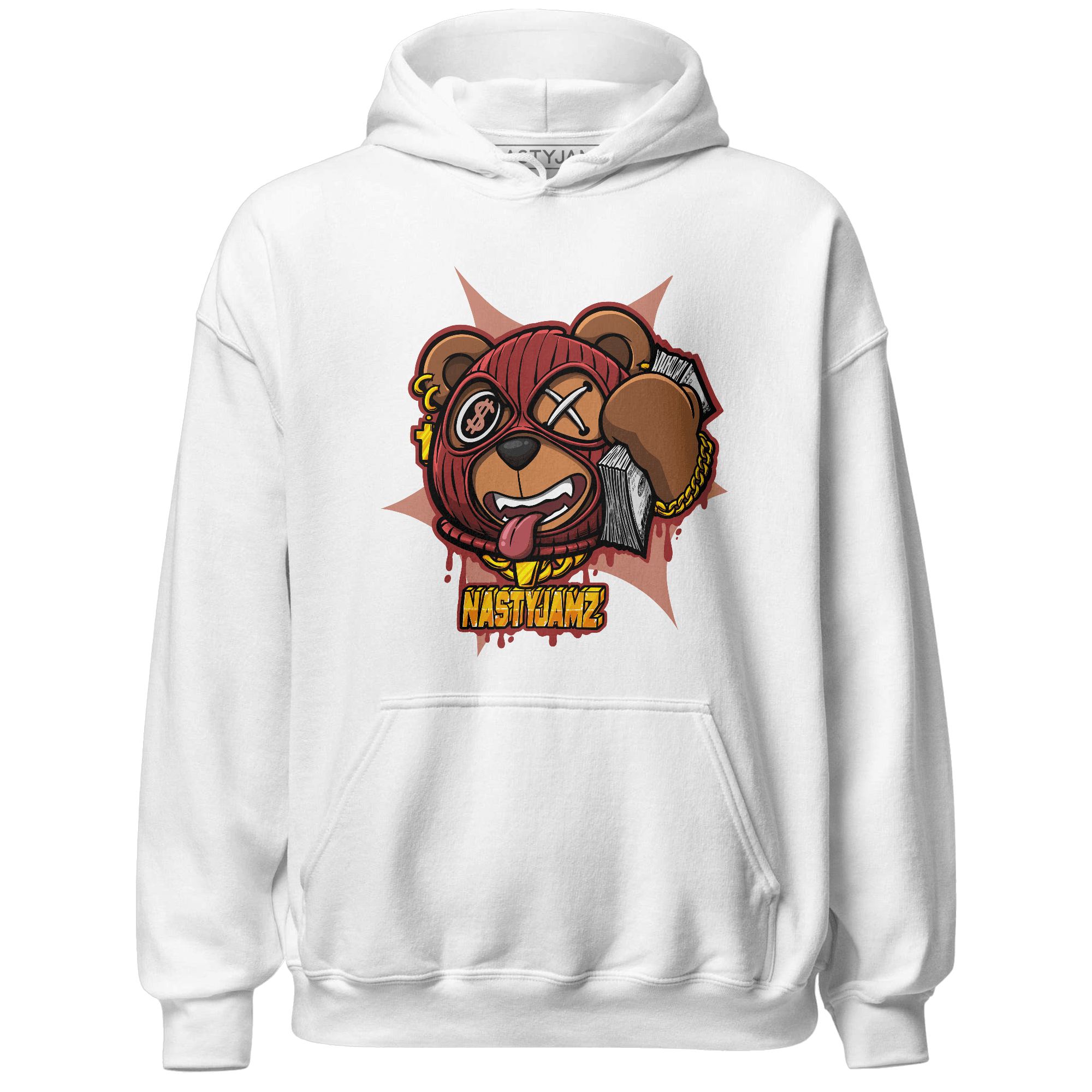 Dune Red 13s Hoodie Match Money Motive BER - NastyJamz