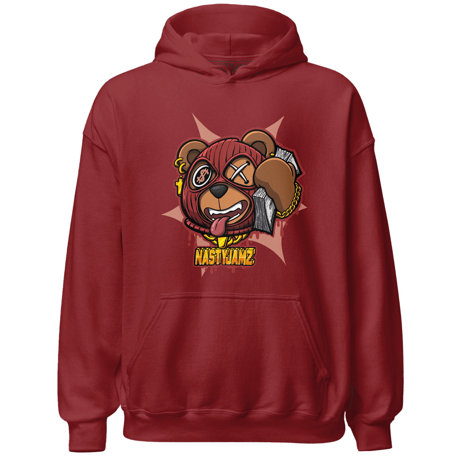 Dune Red 13s Hoodie Match Money Motive BER - NastyJamz