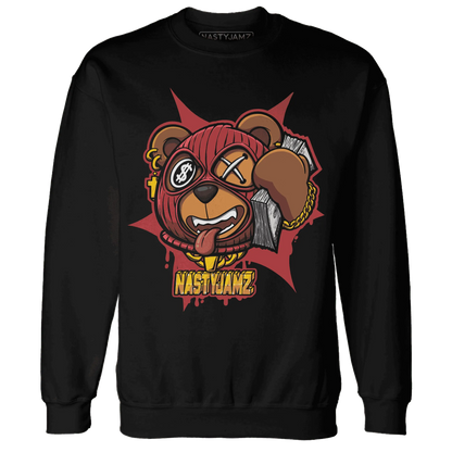 Black-Toe-Reimagined-Red-White-1s-NastyJamz-Sweatshirt-Match-Money-Motive-BER