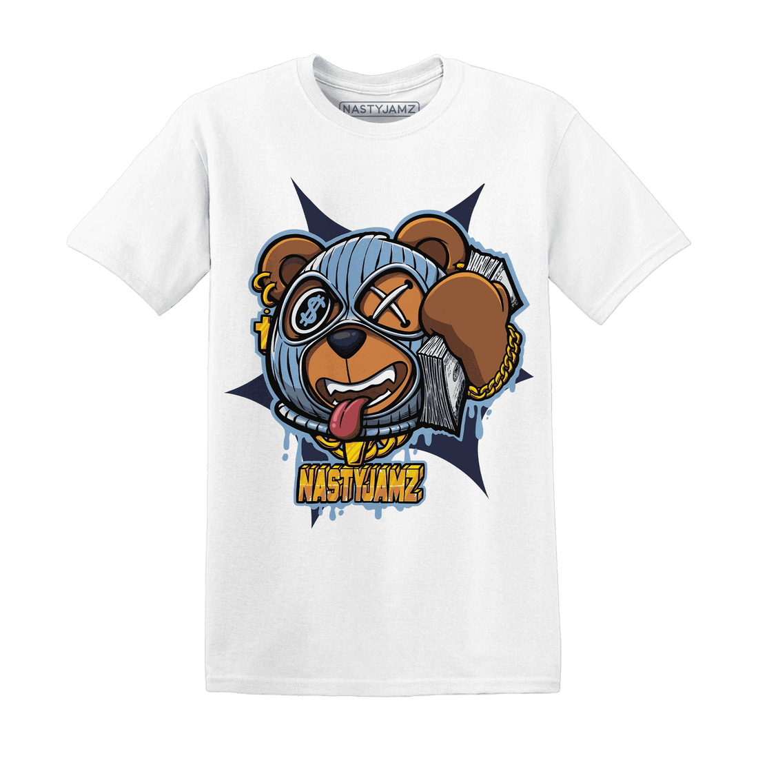 First In Flight 1s T Shirt Match Money Motive BER - NastyJamz