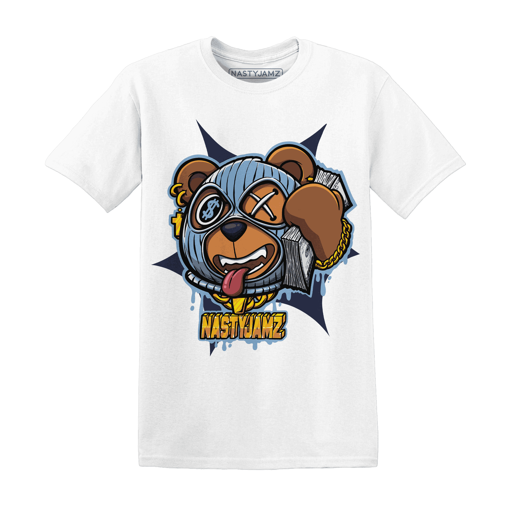 First In Flight 1s T Shirt Match Money Motive BER - NastyJamz