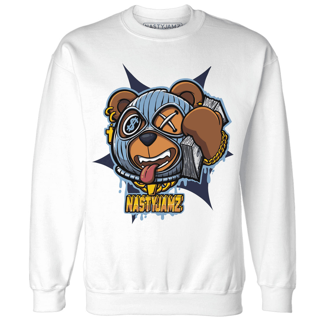 First In Flight 1s Sweatshirt Match Money Motive BER - NastyJamz