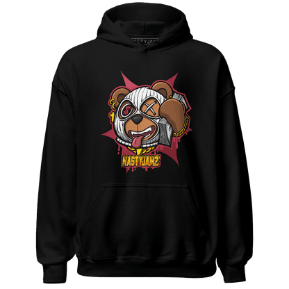 High 85 Metallic Burgundy 1s Hoodie Match Money Motive BER - NastyJamz