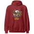 High 85 Metallic Burgundy 1s Hoodie Match Money Motive BER - NastyJamz