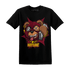 High White Team Red 1s T Shirt Match Money Motive BER - NastyJamz