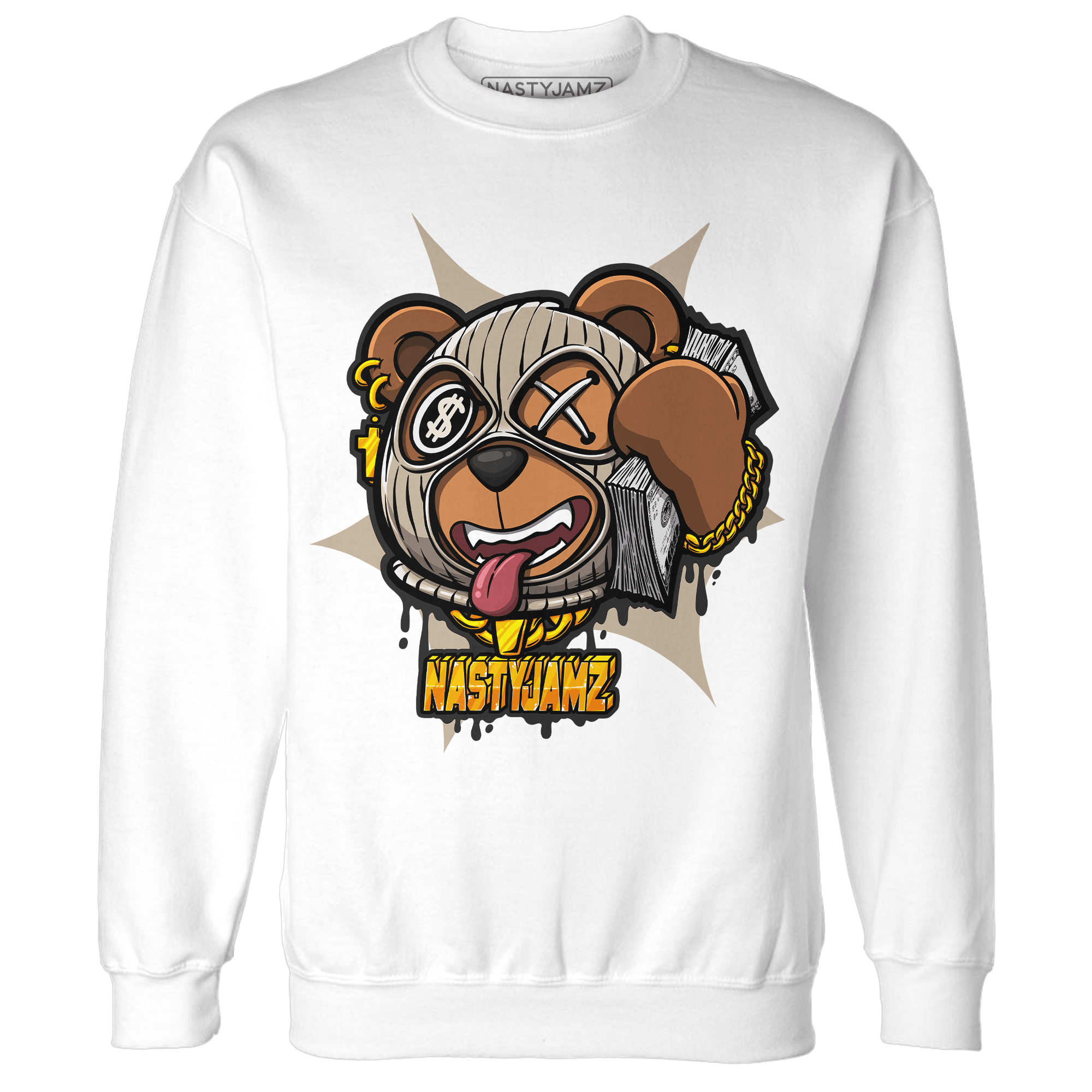 Latte 1s Sweatshirt Match Money Motive BER - NastyJamz