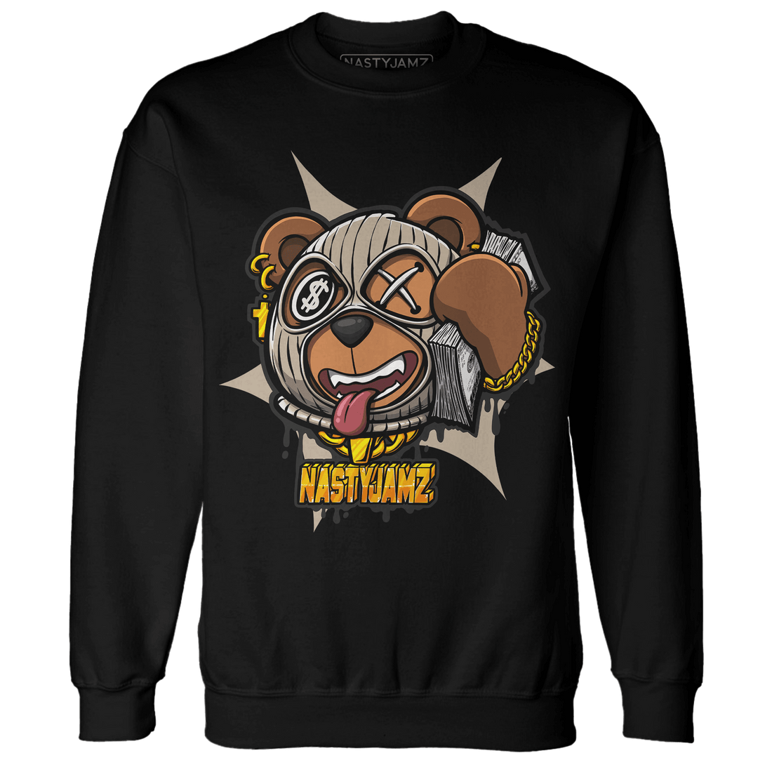 Latte 1s Sweatshirt Match Money Motive BER - NastyJamz