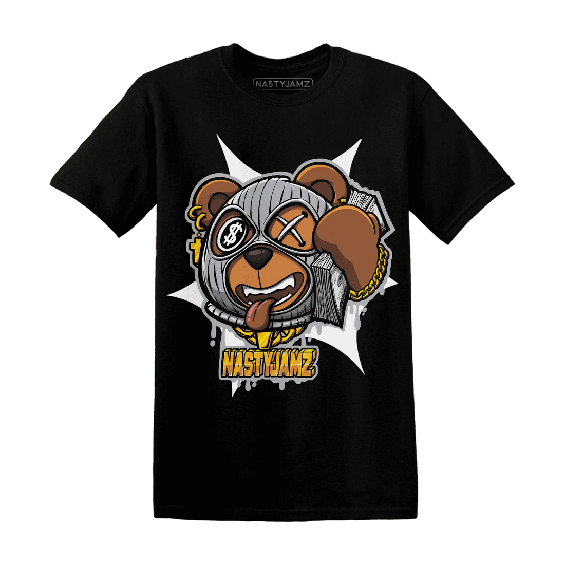 Wolf-Grey-1s-T-Shirt-Match-Money-Motive-BER