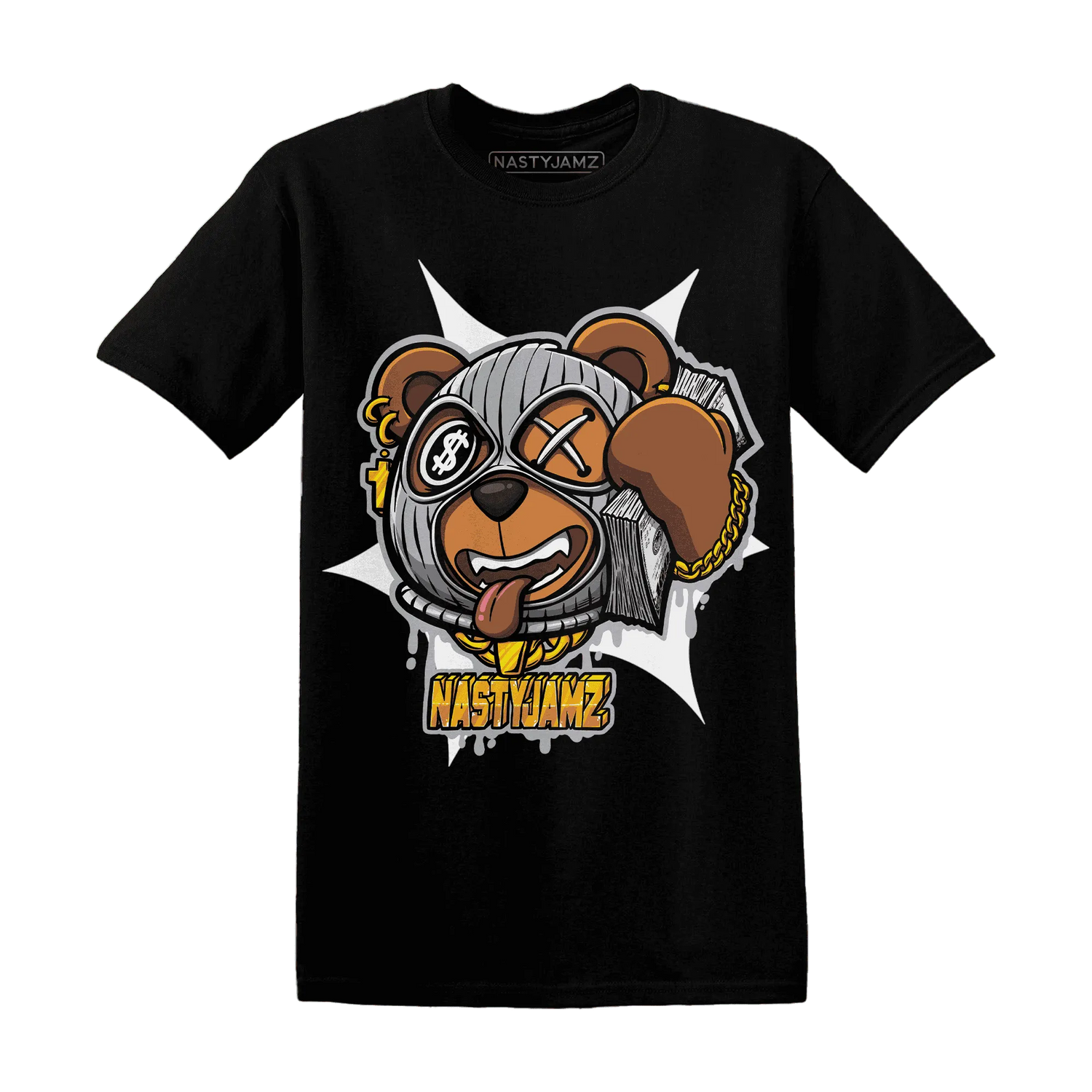Wolf-Grey-1s-T-Shirt-Match-Money-Motive-BER