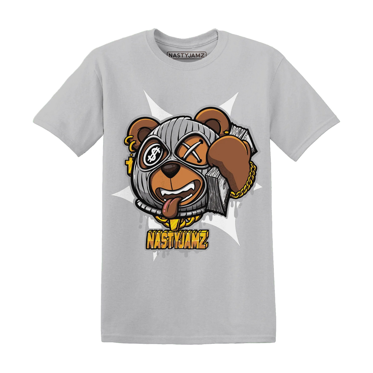 Wolf-Grey-1s-T-Shirt-Match-Money-Motive-BER