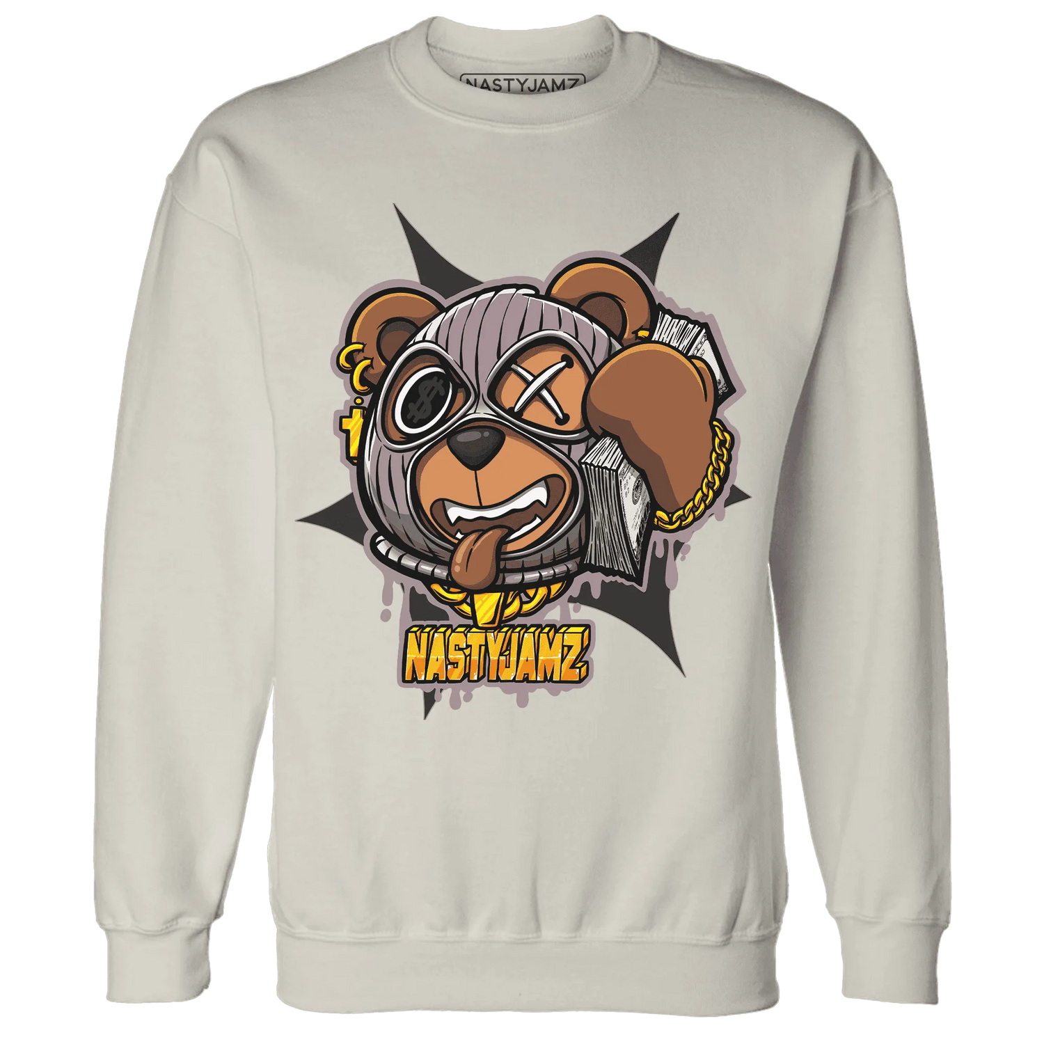 NastyJamz-Black-Violet-Ore-3s-Sweatshirt-Match-Money-Motive-BER
