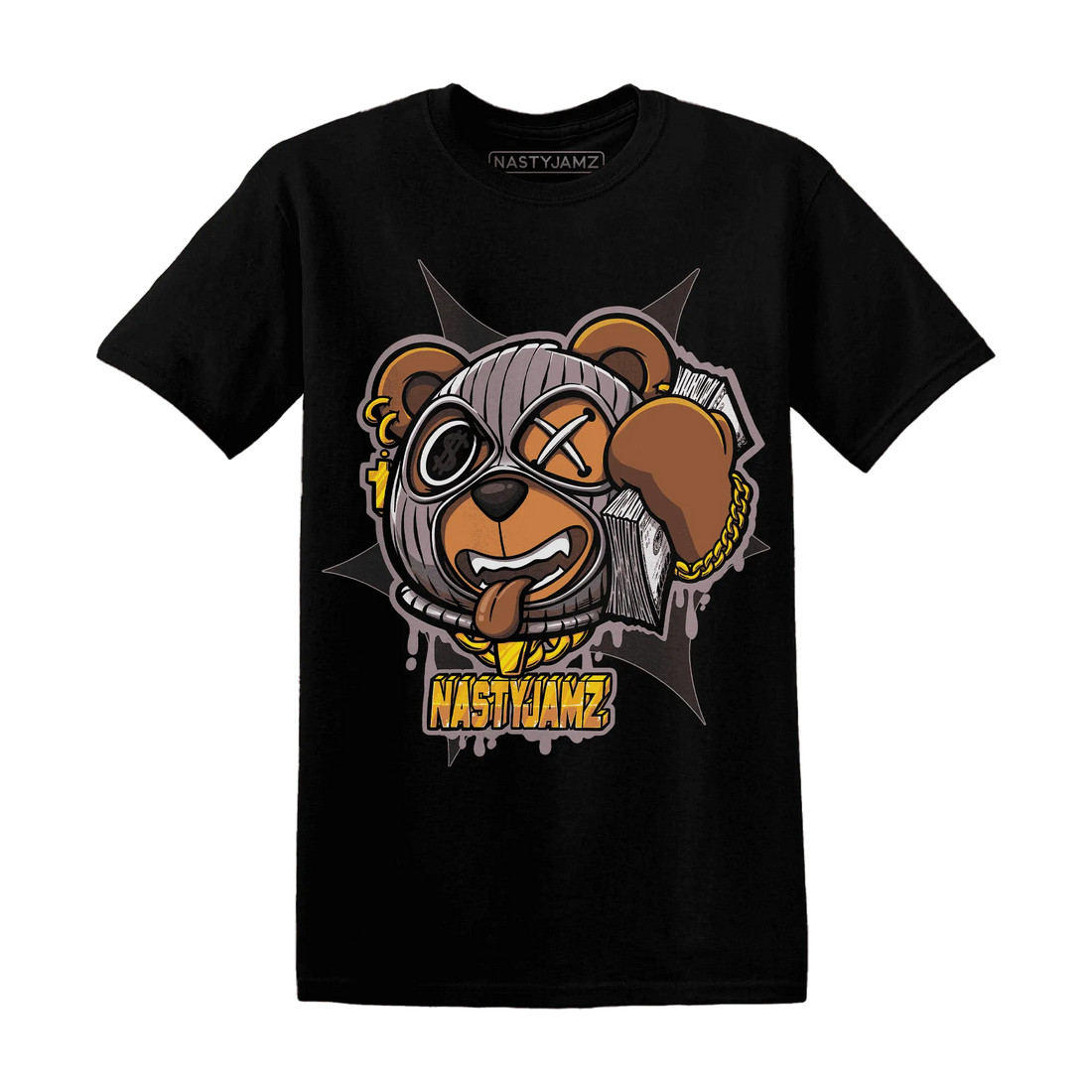 NastyJamz-Black-Violet-Ore-3s-T-Shirt-Match-Money-Motive-BER