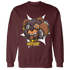 NastyJamz-Burgundy-Crush-3s-Sweatshirt-Match-Money-Motive-BER