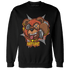 Georgia Peach 3s Sweatshirt Match Money Motive BER - NastyJamz