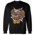 Red Stardust 3s Sweatshirt Match Money Motive BER - NastyJamz