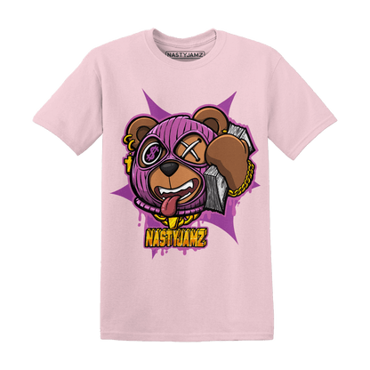 GS Hyper Violet 4s T Shirt Match Money Motive BER - NastyJamz
