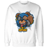 Industrial Blue 4s Sweatshirt Match Money Motive BER - NastyJamz