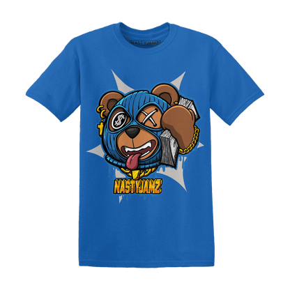 Industrial Blue 4s T Shirt Match Money Motive BER - NastyJamz