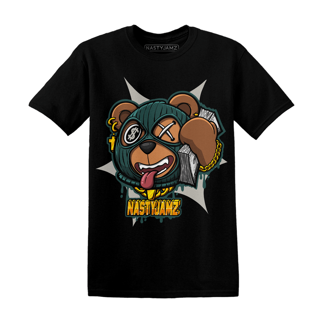 Oxidized Green 4s T Shirt Match Money Motive BER - NastyJamz