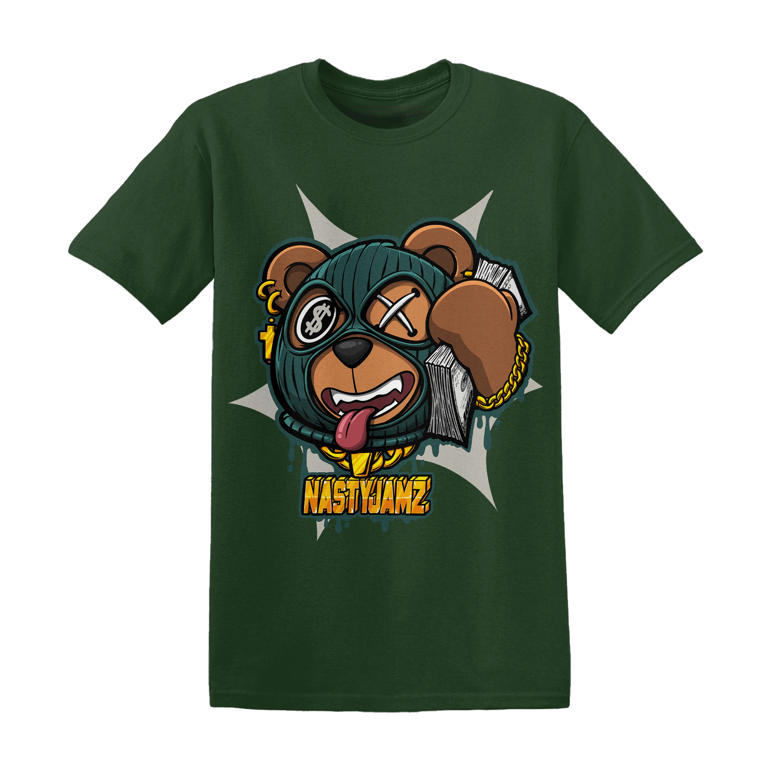 Oxidized Green 4s T Shirt Match Money Motive BER - NastyJamz