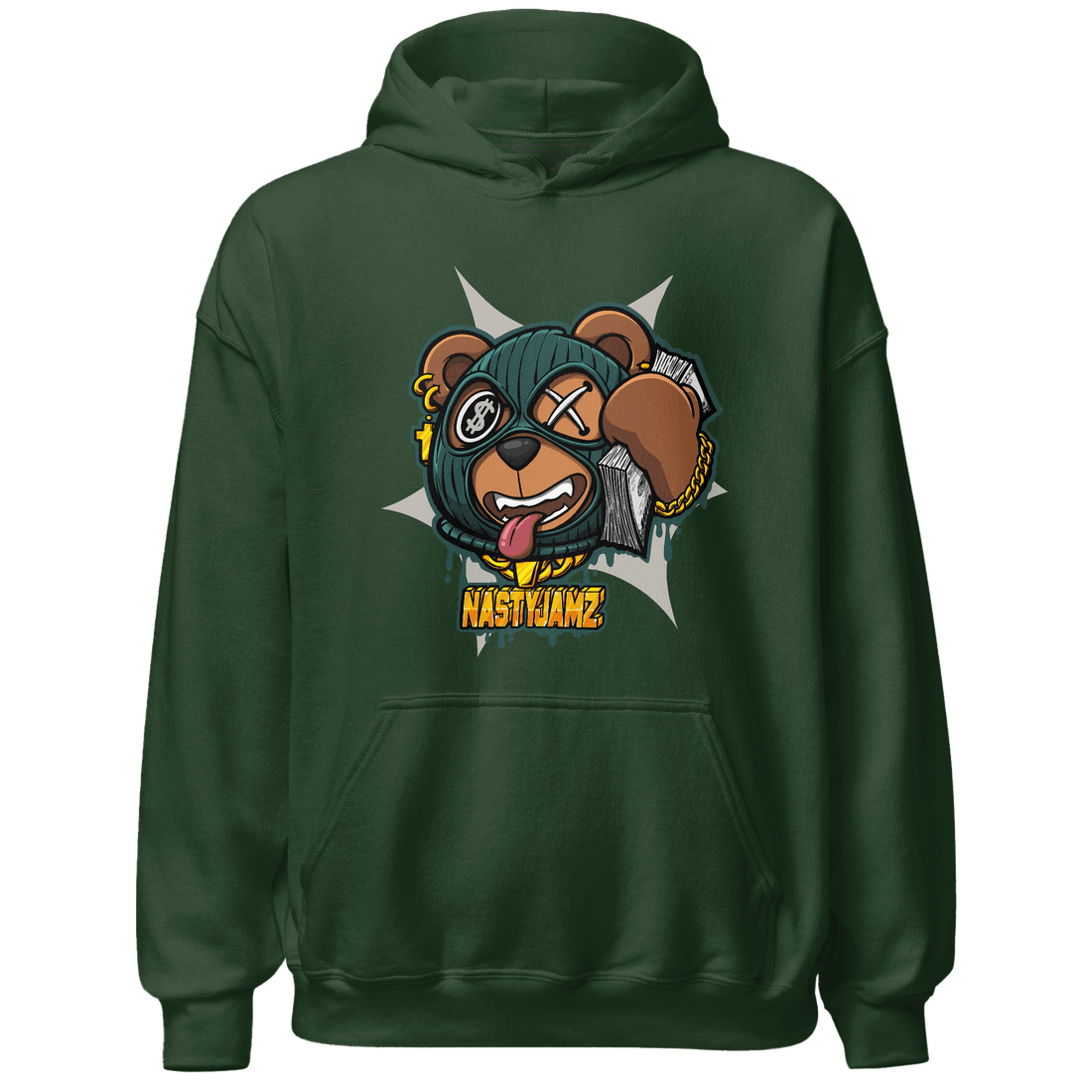Oxidized Green 4s Hoodie Match Money Motive BER - NastyJamz