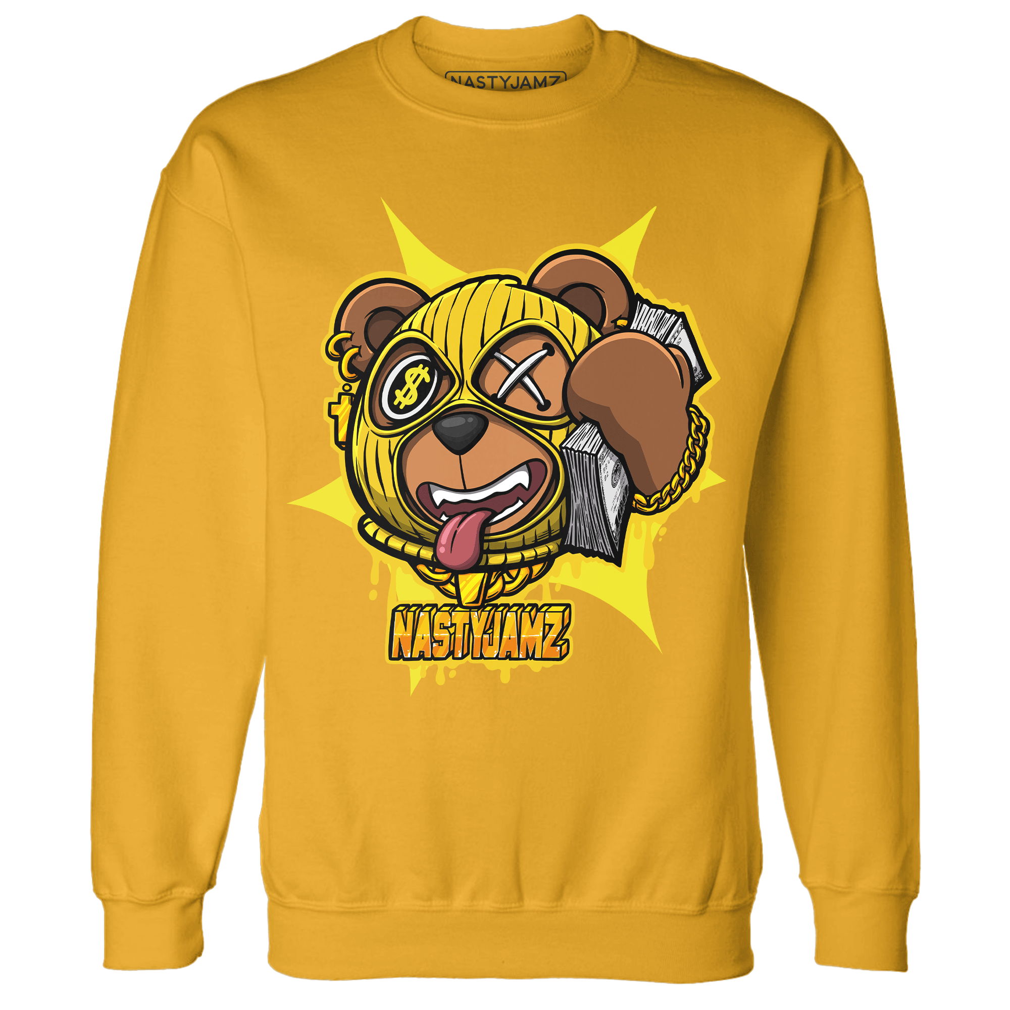 Vivid Sulfur 4s Sweatshirt Match Money Motive BER - NastyJamz