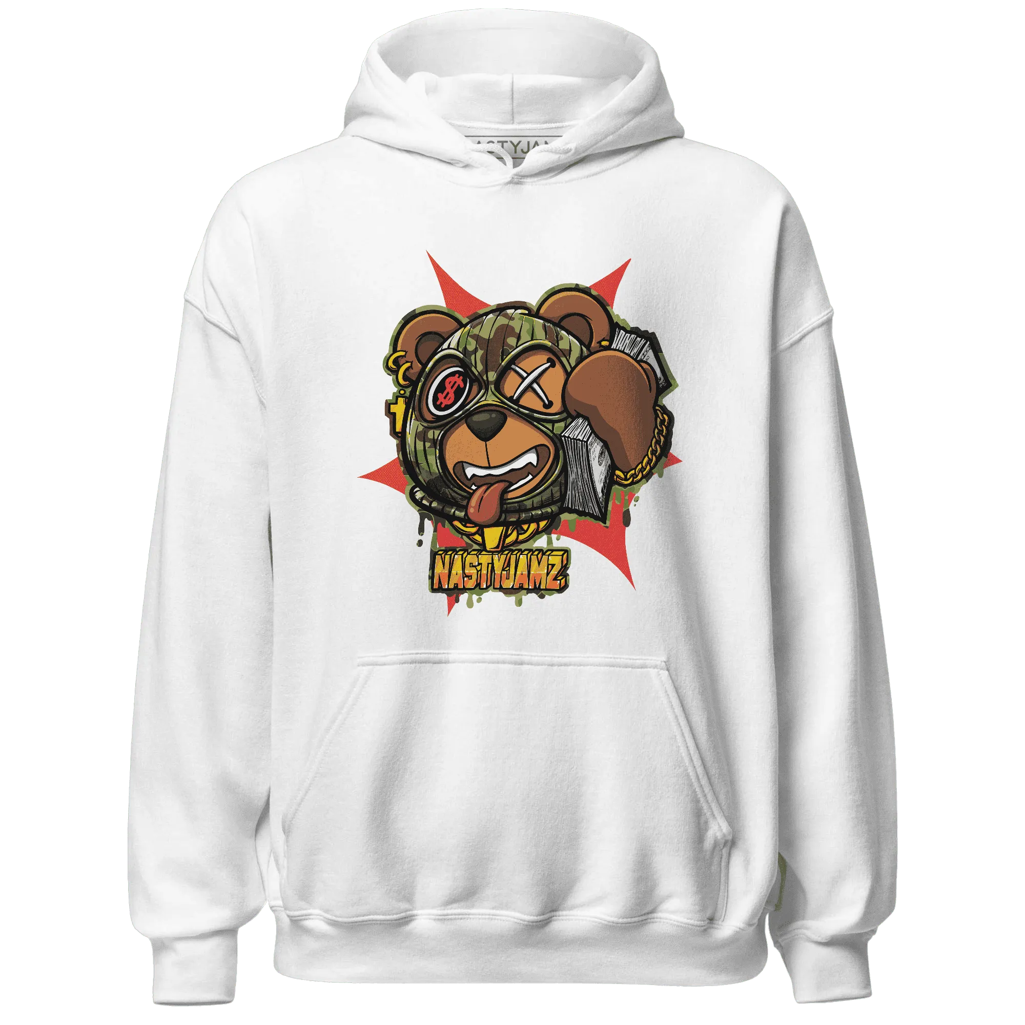 AM-90-Dark-Sage-Solar-Red-NastyJamz-Hoodie-Match-Money-Motive-BER