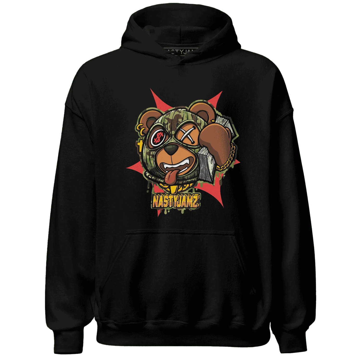 AM-90-Dark-Sage-Solar-Red-NastyJamz-Hoodie-Match-Money-Motive-BER