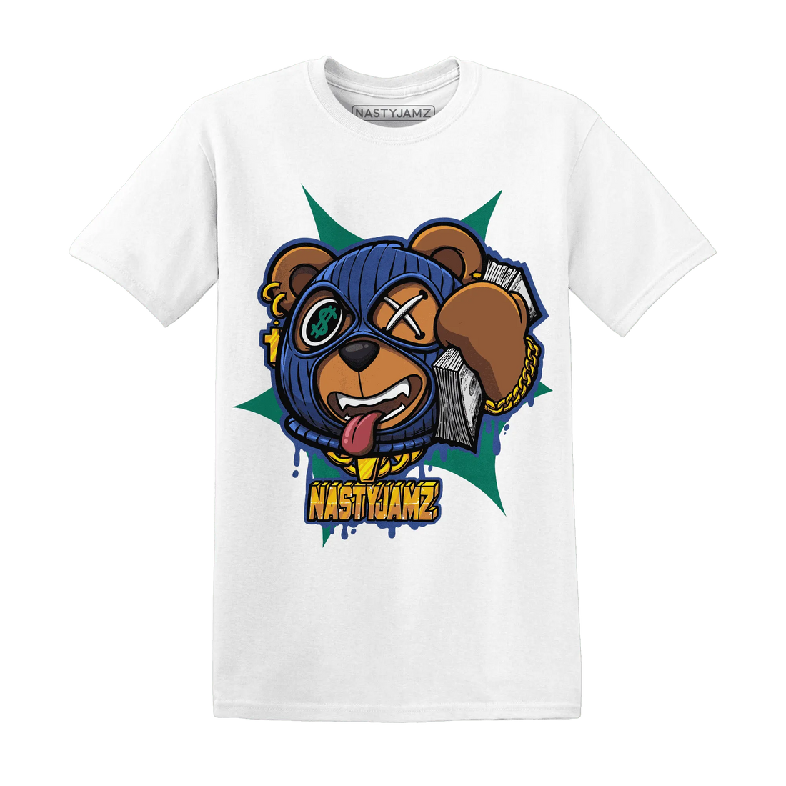 Dunk-Hyper-Royal-Malachite-NastyJamz-T-Shirt-Match-Money-Motive-BER