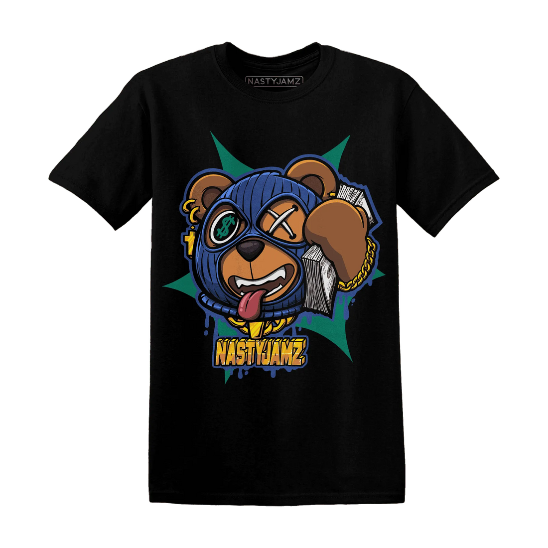 Dunk-Hyper-Royal-Malachite-NastyJamz-T-Shirt-Match-Money-Motive-BER