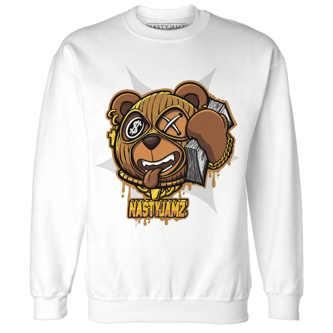 Dunk-Low-Retro-Wheat-Orange-NastyJamz-Sweatshirt-Match-Money-Motive-BER