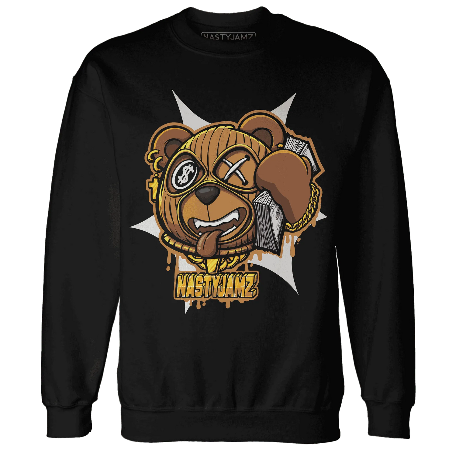 Dunk-Low-Retro-Wheat-Orange-NastyJamz-Sweatshirt-Match-Money-Motive-BER