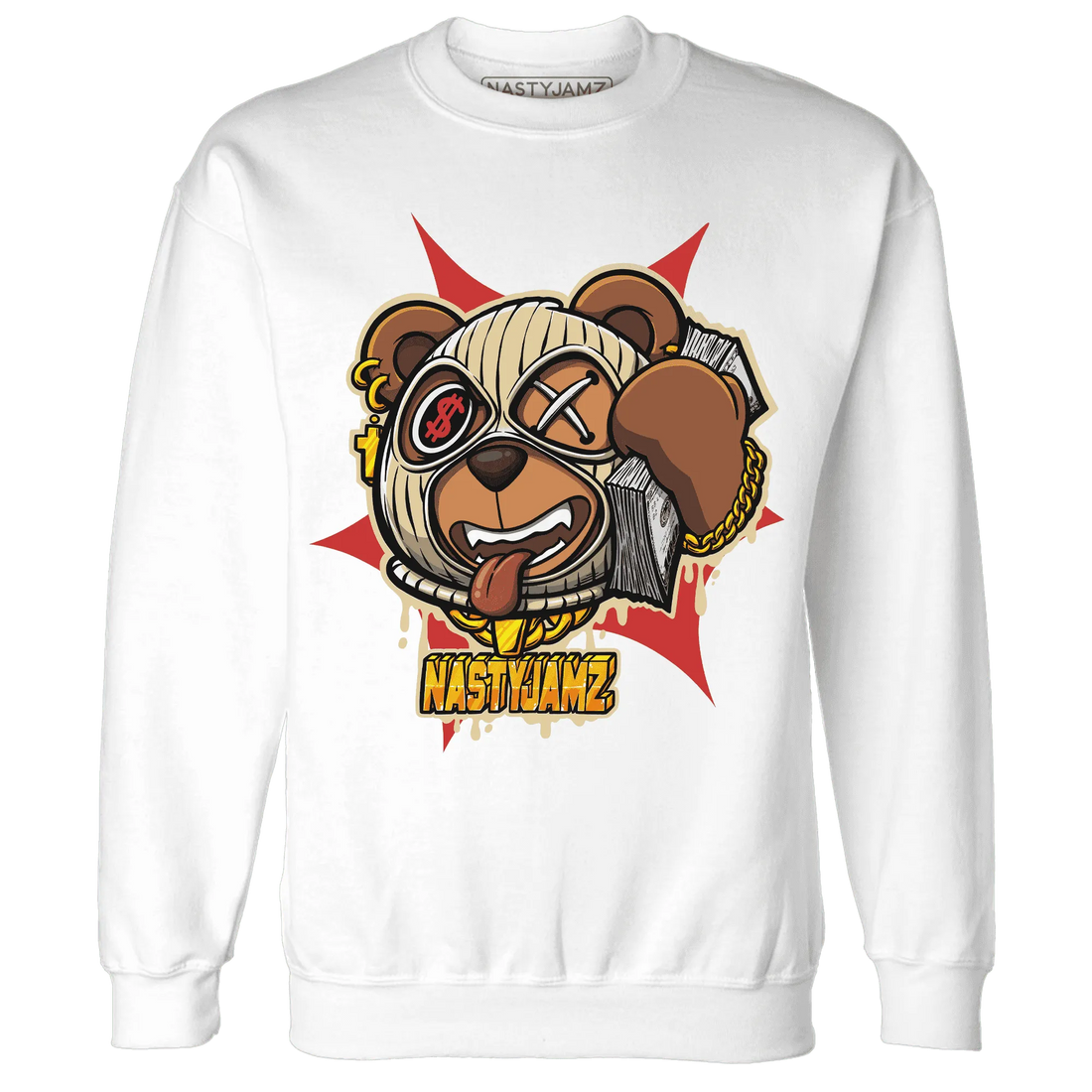 Dunk-Strawberry-Waffle-NastyJamz-Sweatshirt-Match-Money-Motive-BER