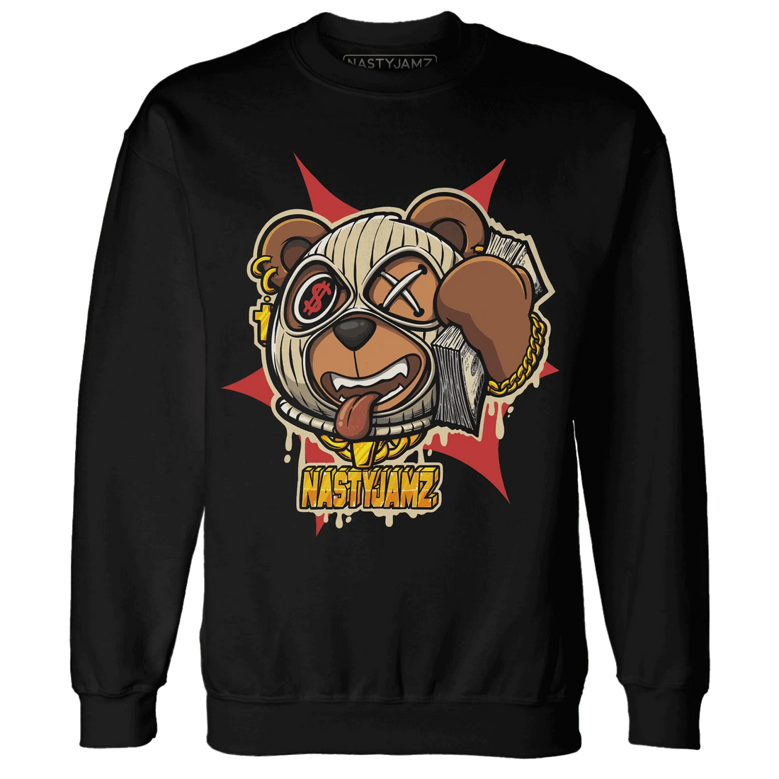 Dunk-Strawberry-Waffle-NastyJamz-Sweatshirt-Match-Money-Motive-BER