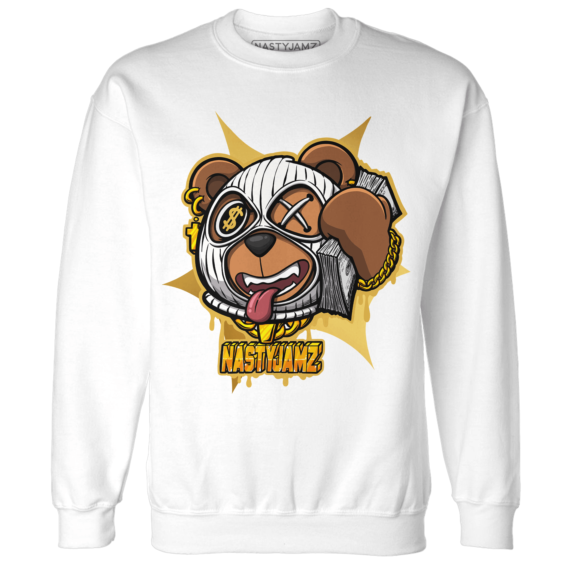 Sail 4s Sweatshirt Match Money Motive BER - NastyJamz