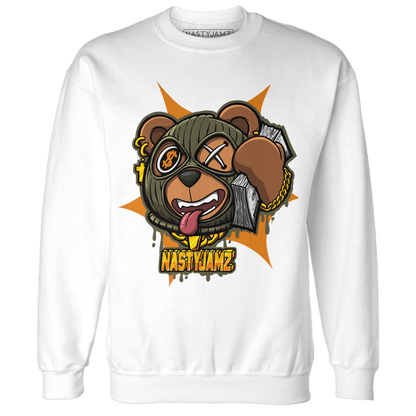 Olive 5s Sweatshirt Match Money Motive BER - NastyJamz