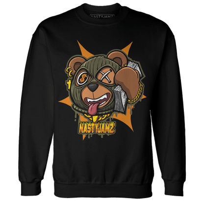 Olive 5s Sweatshirt Match Money Motive BER - NastyJamz
