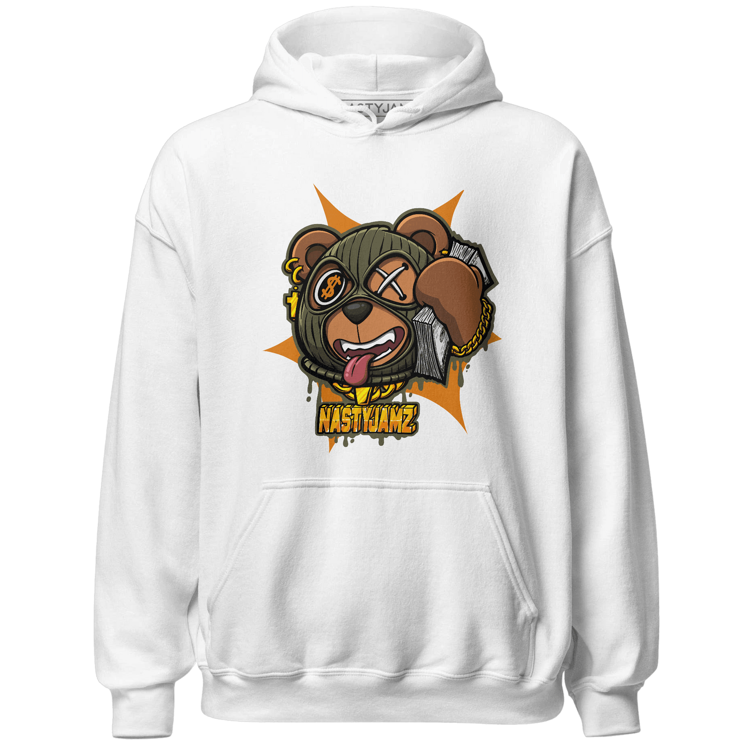 Olive 5s Hoodie Match Money Motive BER - NastyJamz