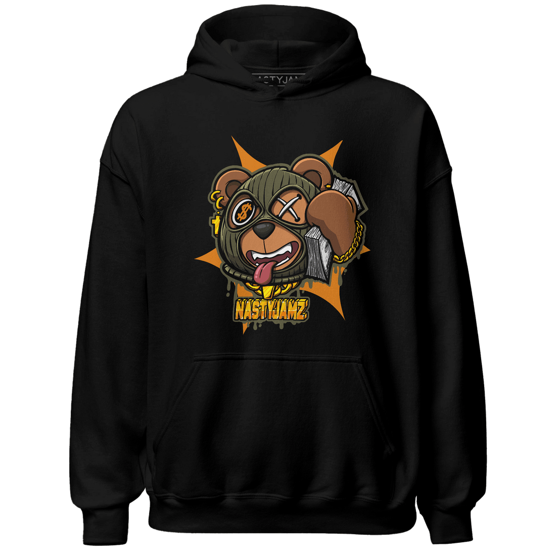 Olive 5s Hoodie Match Money Motive BER - NastyJamz