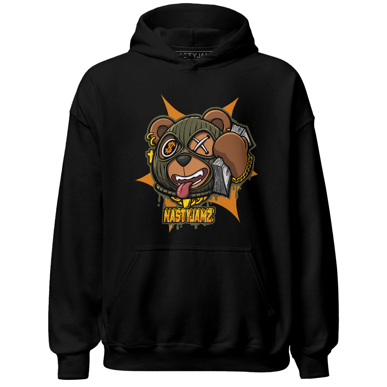 Olive 5s Hoodie Match Money Motive BER - NastyJamz