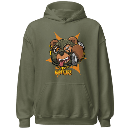 Olive 5s Hoodie Match Money Motive BER - NastyJamz