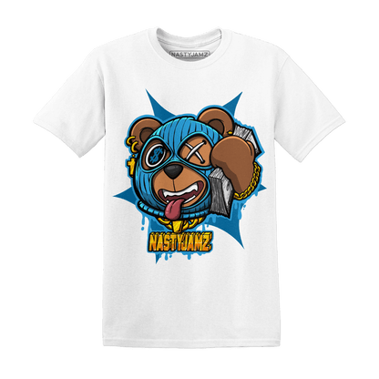 Powder Blue 9s T Shirt Match Money Motive BER - NastyJamz
